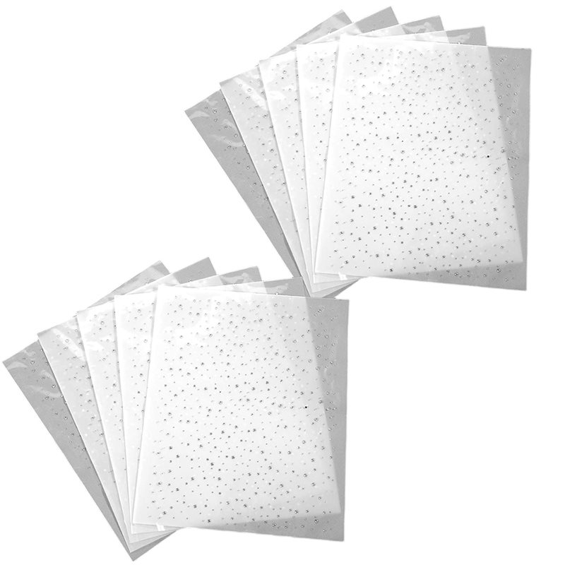 Hotfix Rhinestone Sheet - A64Z Rhinestone Sheets 10 Iron-On Sheets,