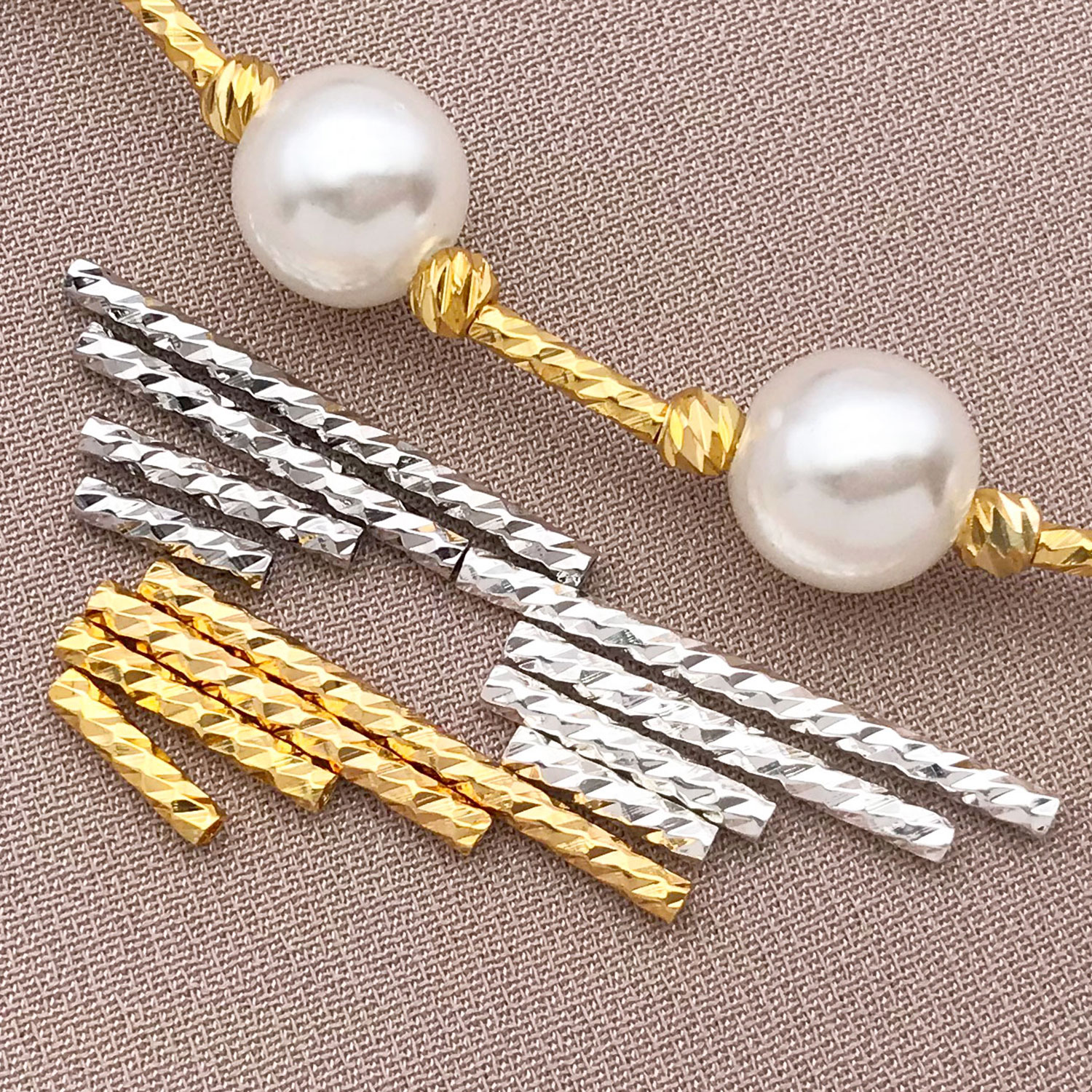 Embroidery Embellishments - 20pcs 18K Copper Plated True Golden