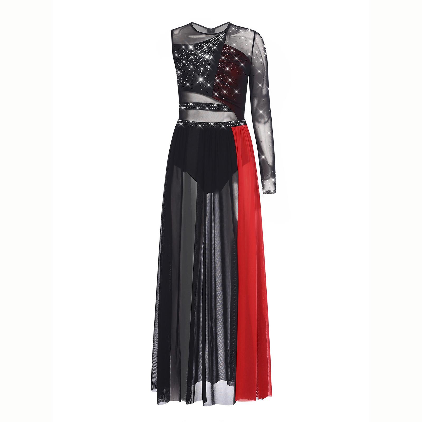 Women Lyrical Dance Costume Rh - Rhinestone Banding Trim ulasan dan harga