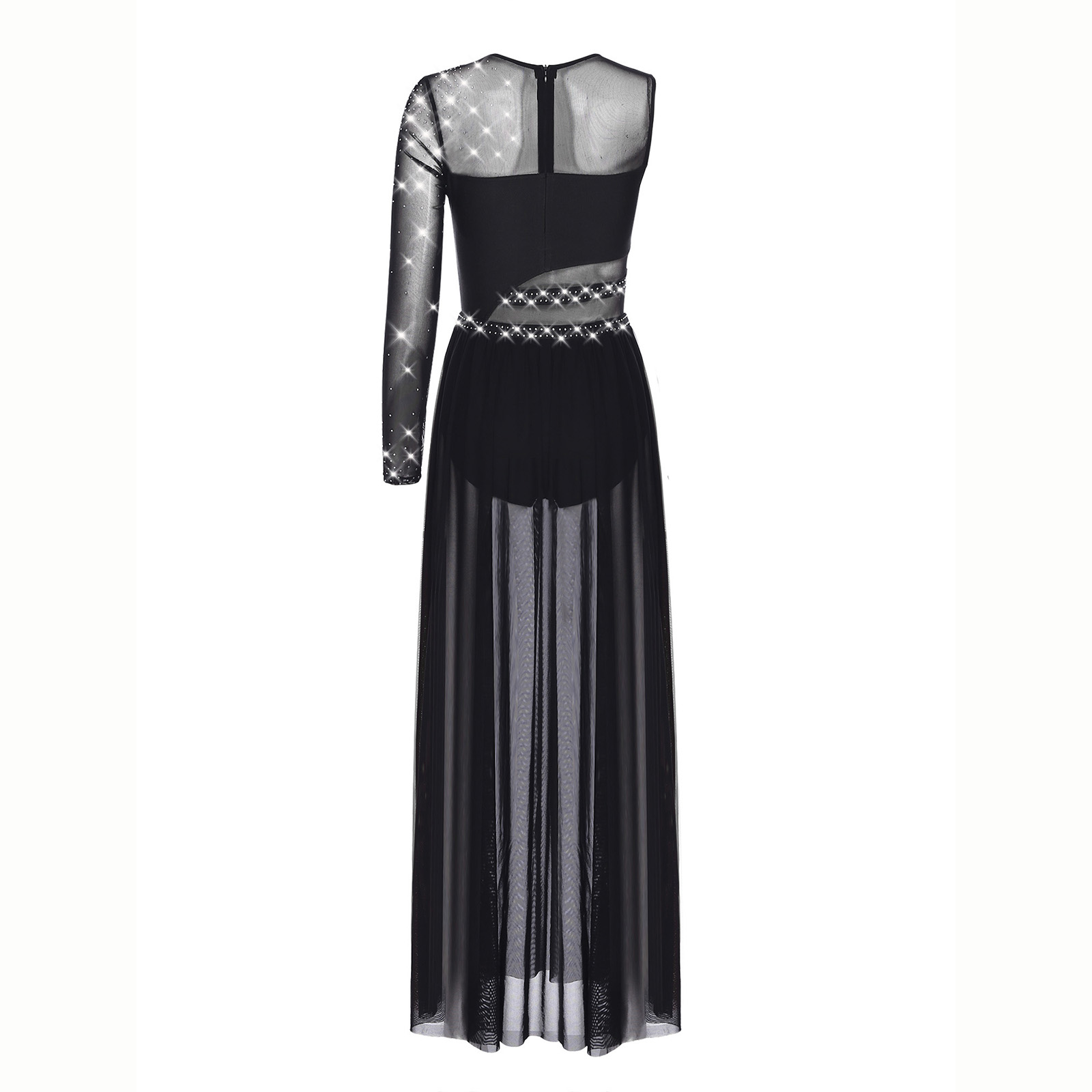 Women Lyrical Dance Costume Rh - Rhinestone Banding Trim ulasan dan harga