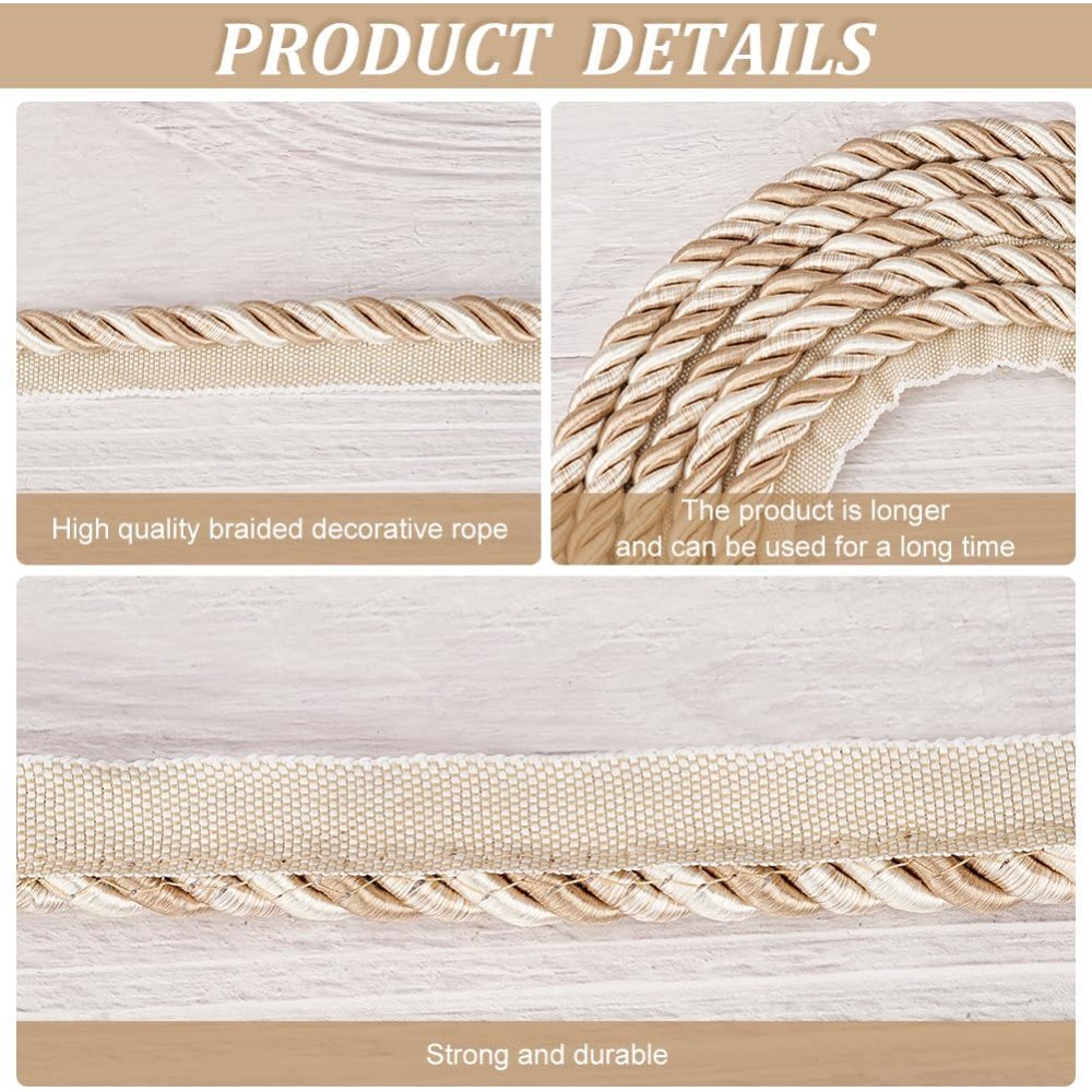 6M Polyester Twisted Lip Cord  - Cord Trim Twisted ulasan dan harga