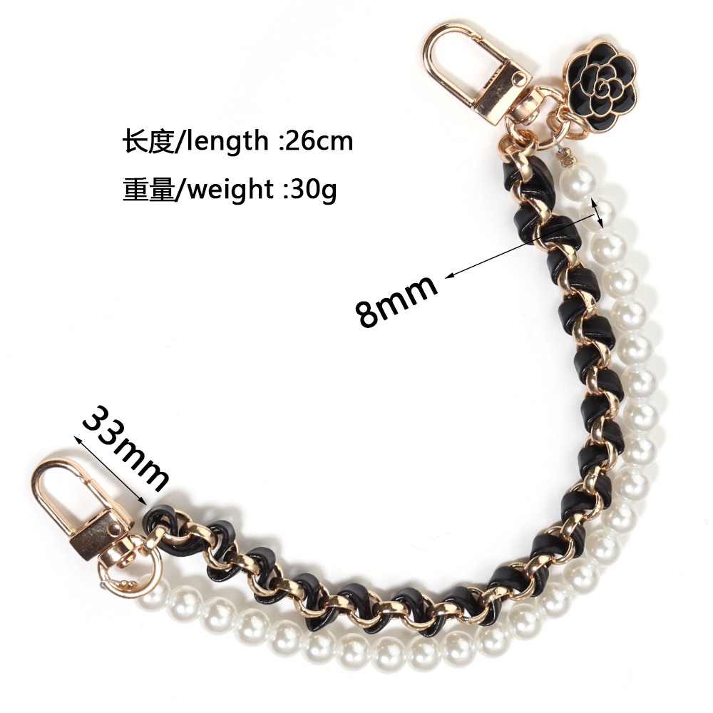 1 Strand/Lot Leather Imitation - Pearl Trim Chain ulasan dan harga