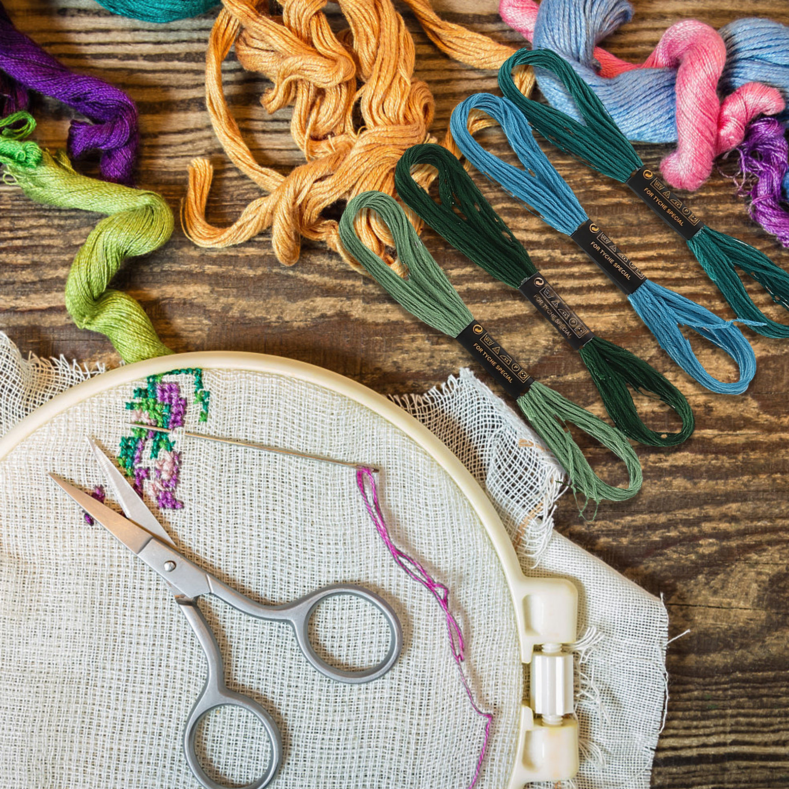 100pcs Embroidery Thread Cross - Embroidery Craft ulasan dan harga