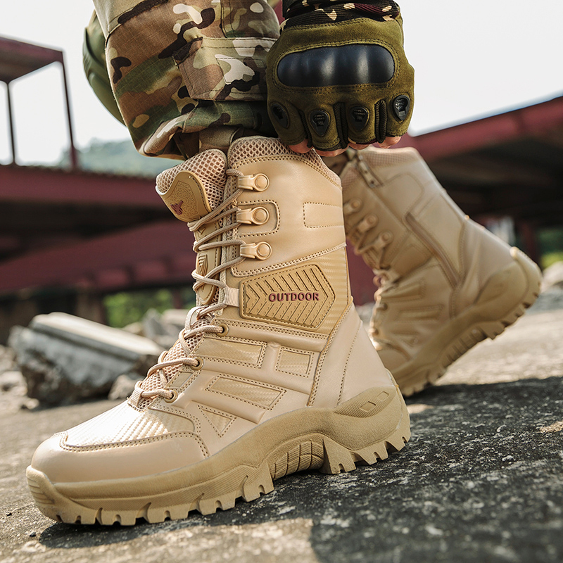 actical Military Boots Large S - Guipure Lace Panel ulasan dan harga