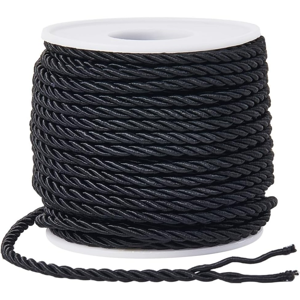 22 Yards 3mm Twisted Cord Deco - Cord Trim Twisted ulasan dan harga