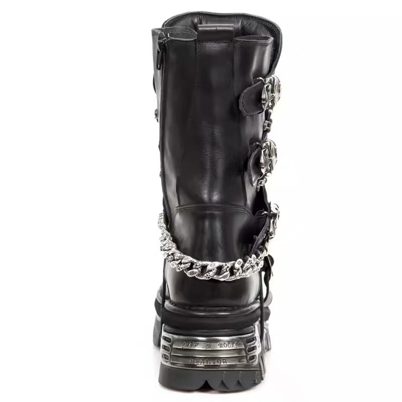 Fashion Men's Genuine Leather  - Guipure Lace Panel ulasan dan harga
