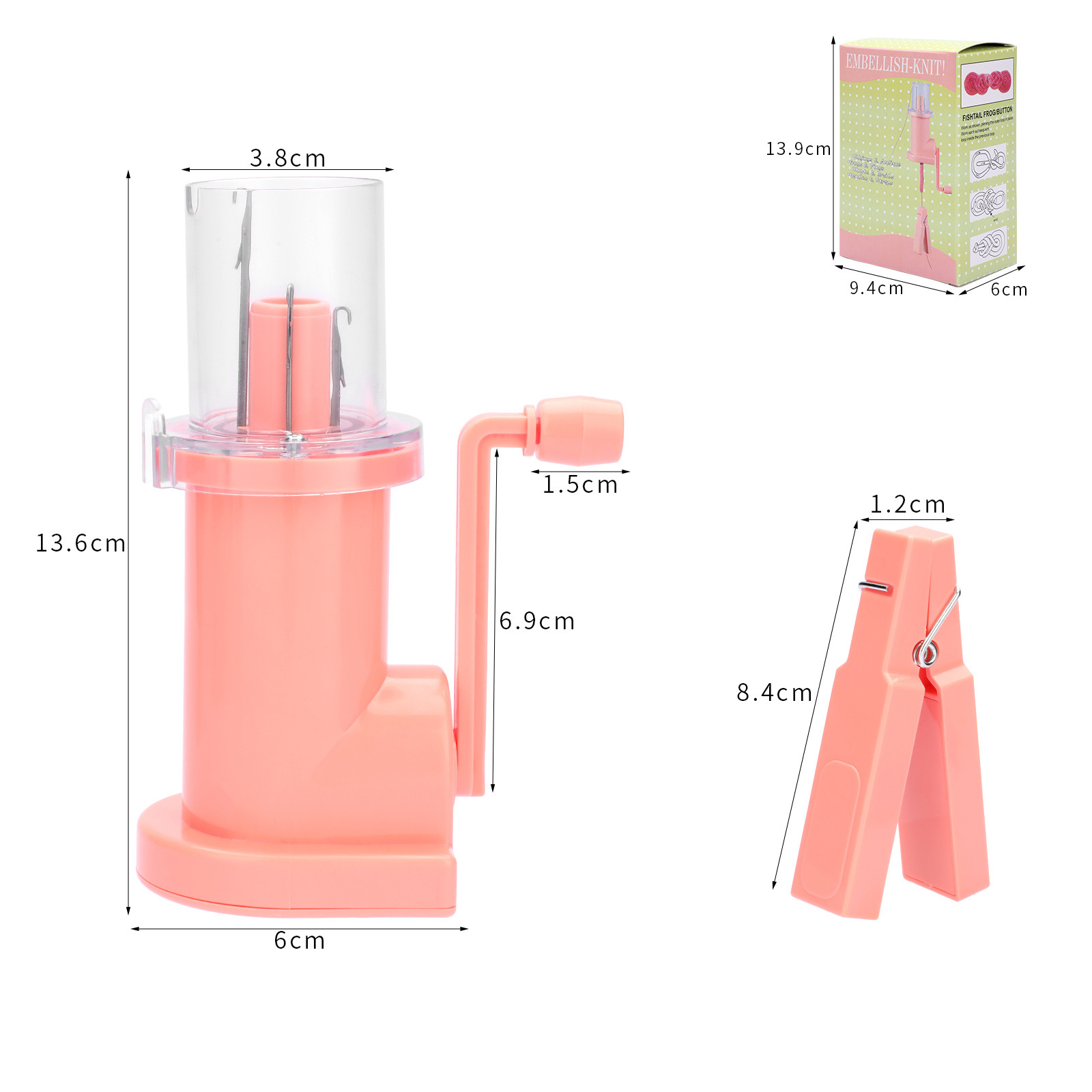 Portable Hand Knitting Machine - Pom Pom Maker Tool ulasan dan harga