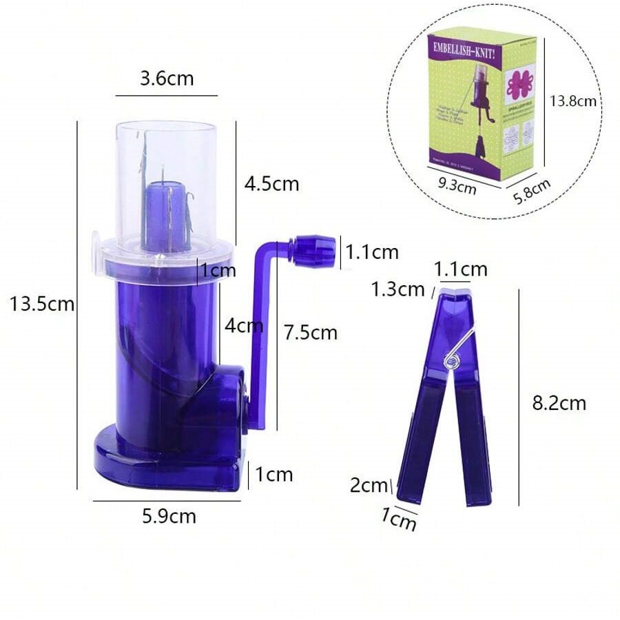 Portable Hand Knitting Machine - Pom Pom Maker Tool ulasan dan harga