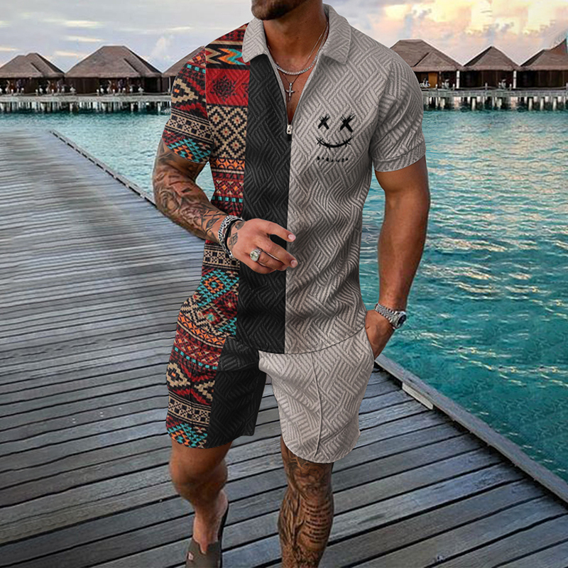 3D Print Nationality Style Men - Embellish Knit ulasan dan harga