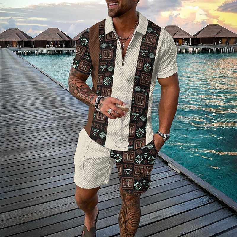 3D Print Nationality Style Men - Embellish Knit ulasan dan harga