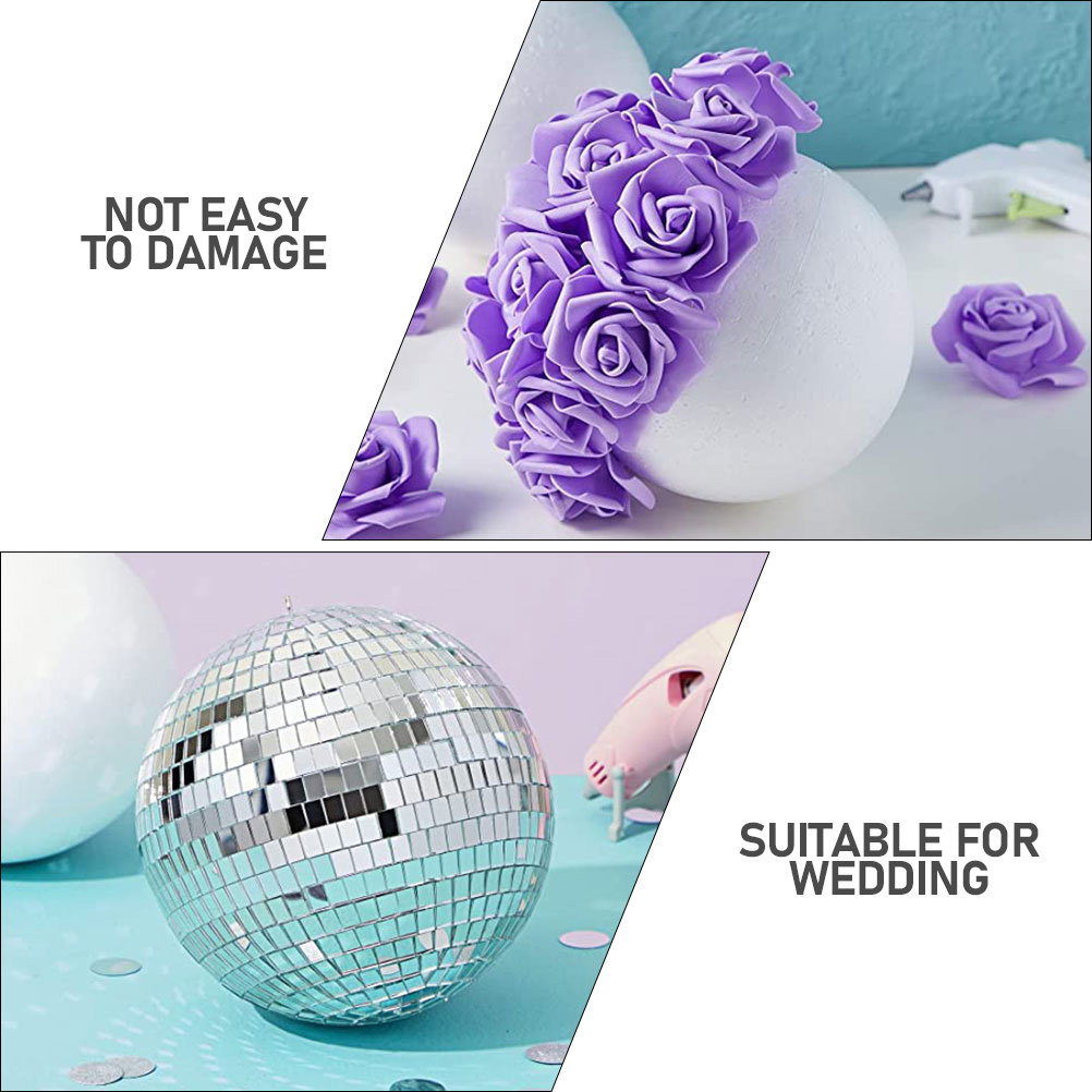 2Pcs Round Foam Spheres Lightw - Craft Embellishments ulasan dan harga