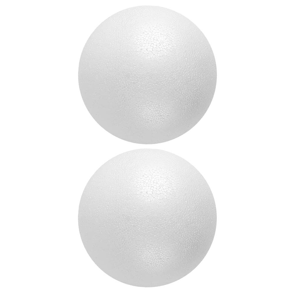 2Pcs Round Foam Spheres Lightw - Craft Embellishments ulasan dan harga