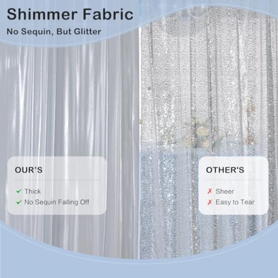 Parties and weddings: silver s - Sequin Fabric Panel ulasan dan harga