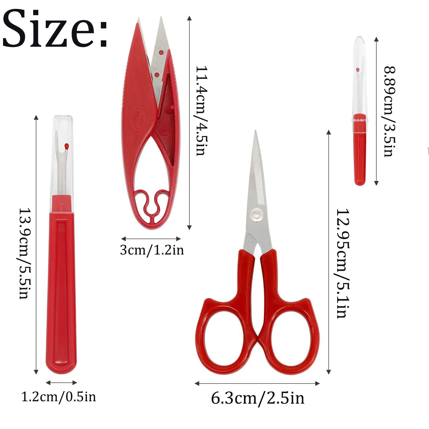 1/2/6Pcs Sewing Seam Ripper Ki - Pom Pom Maker Tool ulasan dan harga