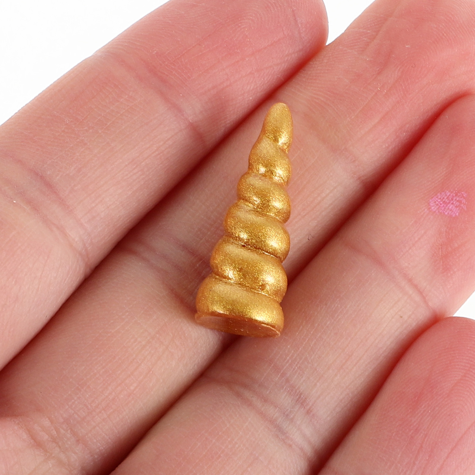 10Pcs Unicorn Horn Resin Decor - Craft Embellishments ulasan dan harga