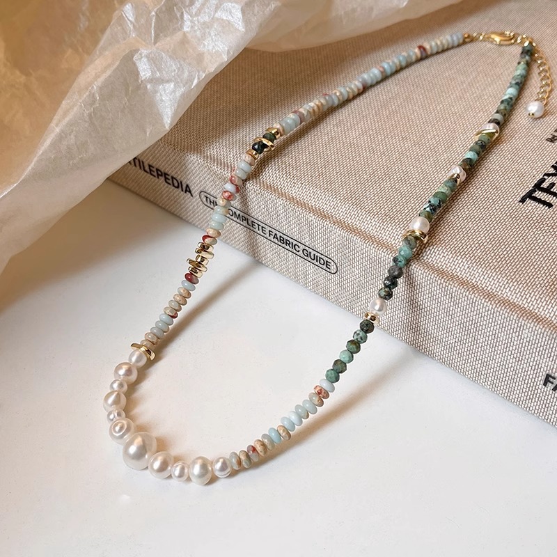 New Arrival Trendy Mixed Color - Pearl Trim Chain ulasan dan harga
