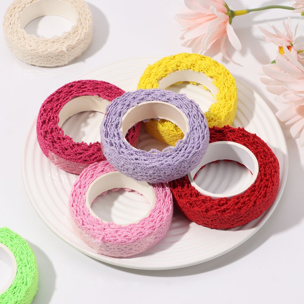 2Yards/pc Lace Tapes Sticker S - Lace Ribbon Trim ulasan dan harga