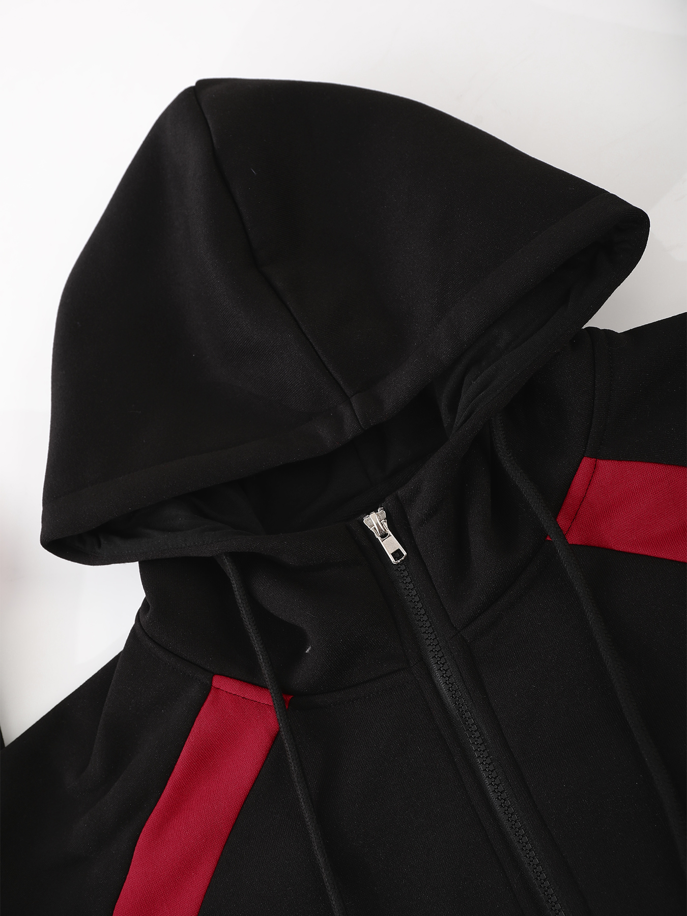 Men's Plus Size Black & Red Co - Embellish Knit ulasan dan harga
