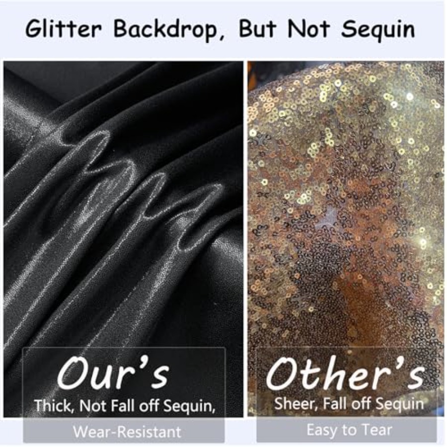 Party backdrop curtain: wrinkl - Sequin Fabric Panel ulasan dan harga