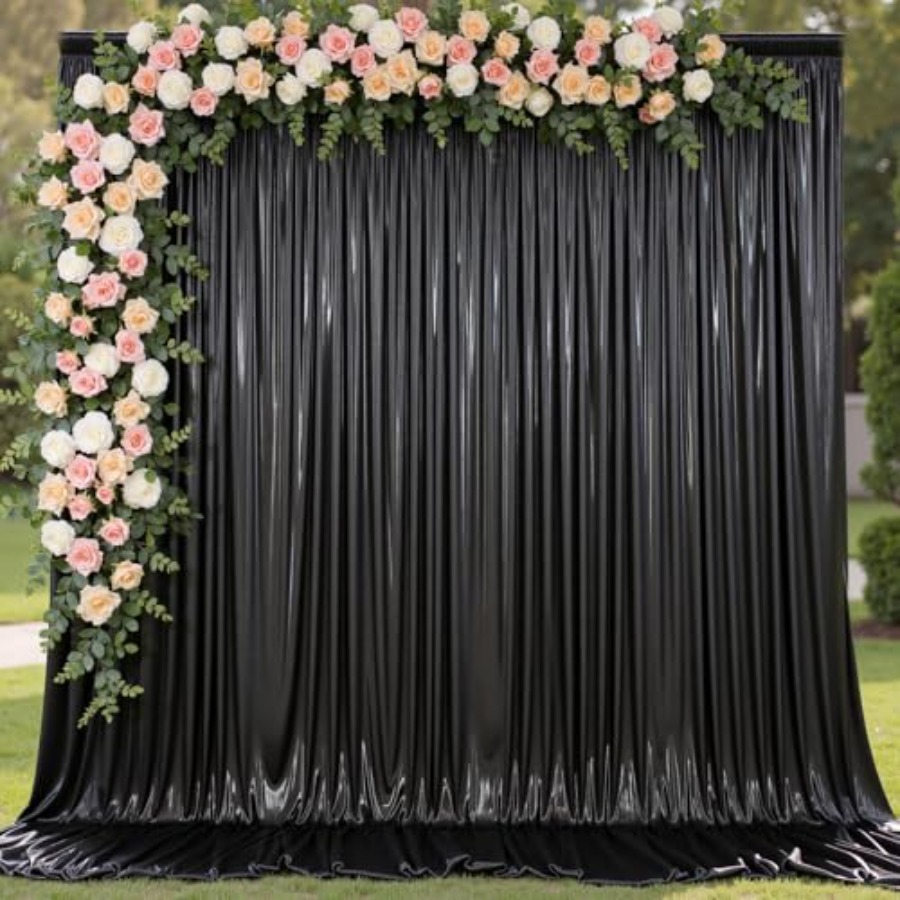 Party backdrop curtain: wrinkl - Sequin Fabric Panel ulasan dan harga