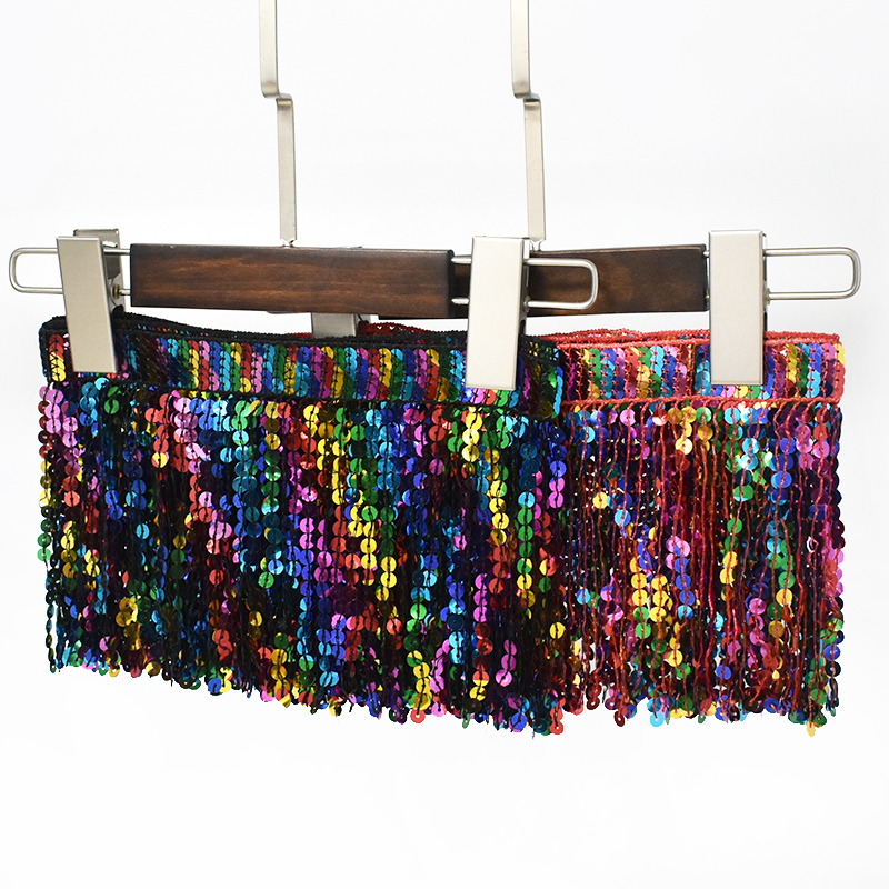 5/10Yards Sequin Fringe Tassel - Beaded Trim Fringe ulasan dan harga