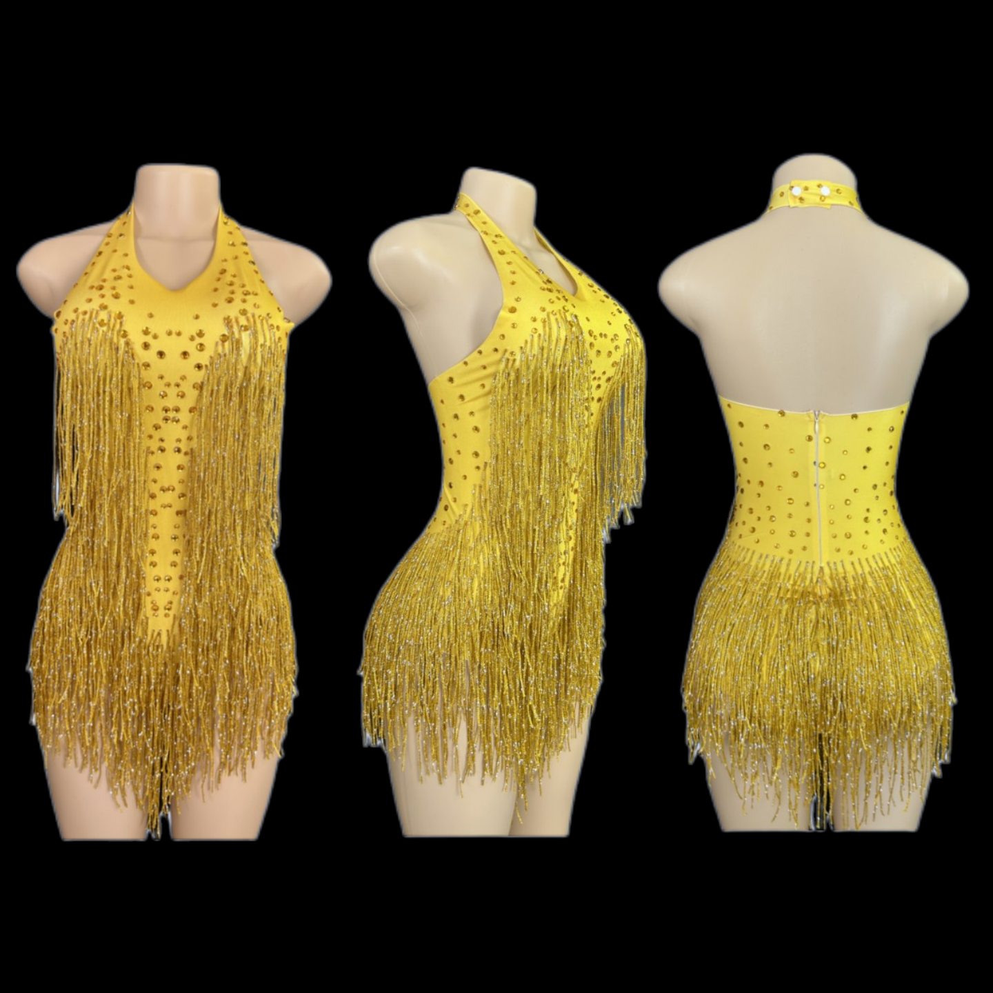 Sparkly Rhinestones Fringe Bod - Rhinestone Banding Trim ulasan dan harga