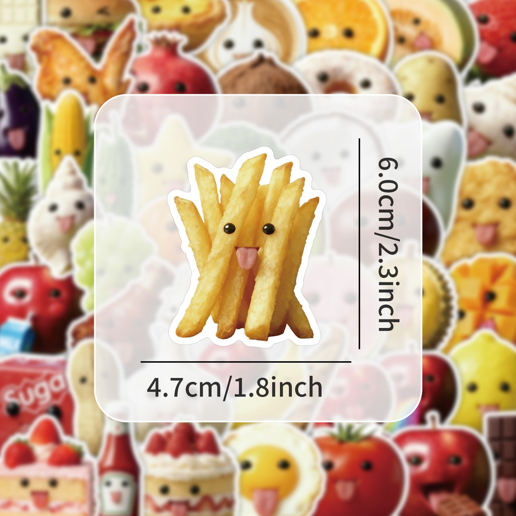 53 Pcs Abstract Art Style Food - Craft Embellishment World ulasan dan harga