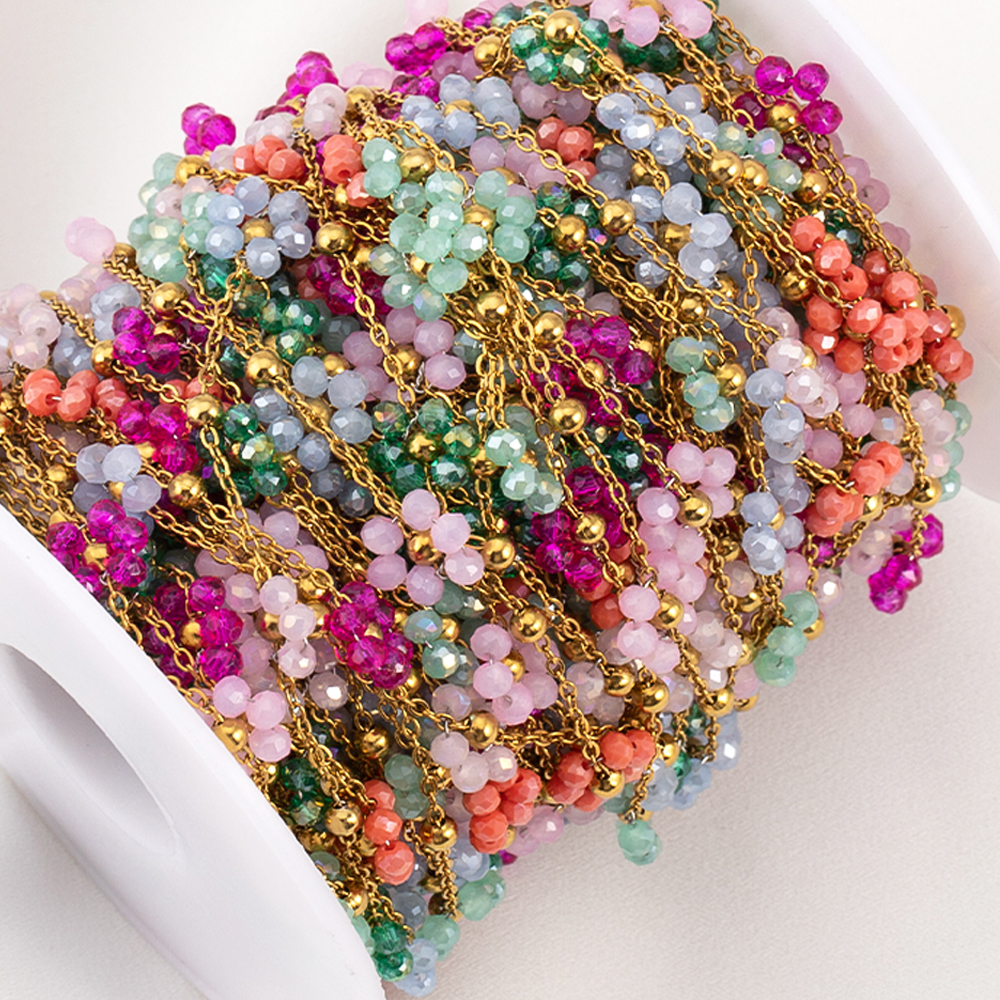 1 Meters Stainless Steel Chain - Embroidery Embellishments ulasan dan harga