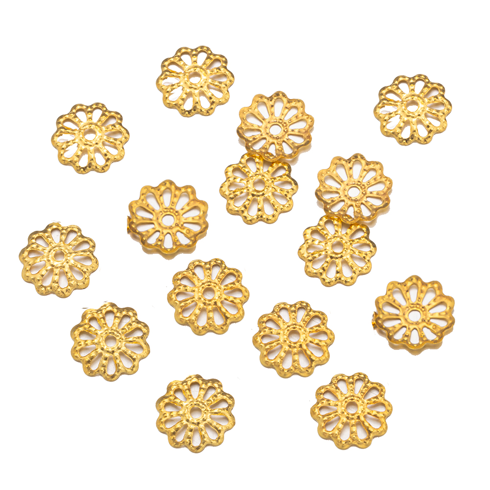 200pcs 7/9mm Filigree Flower H - Embellishment Crafts ulasan dan harga