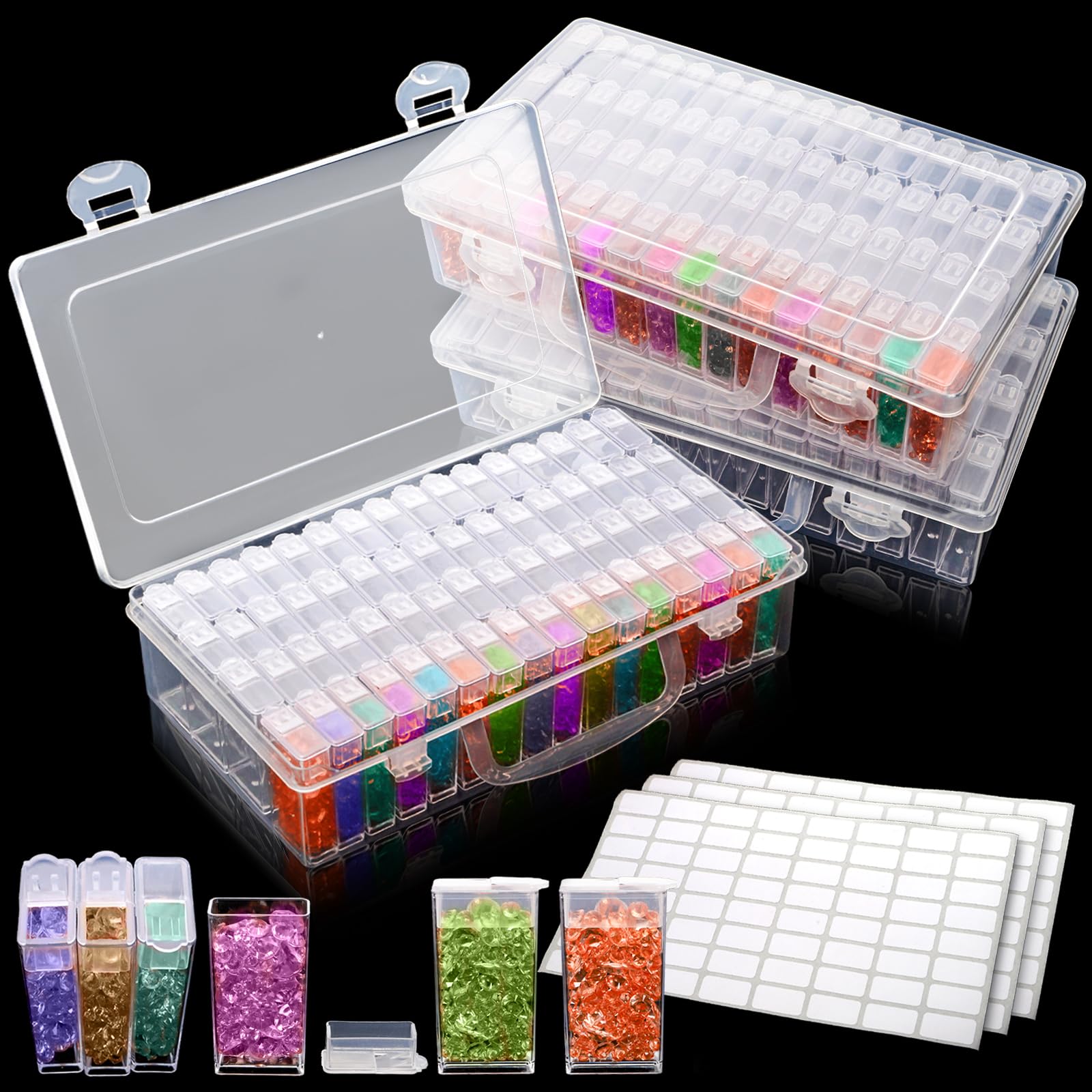 Diamond Art Storage Containers - Embroidery Embellishments ulasan dan harga