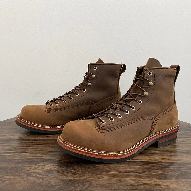Vintage British Men Ankle Boot - Guipure Lace Panel ulasan dan harga
