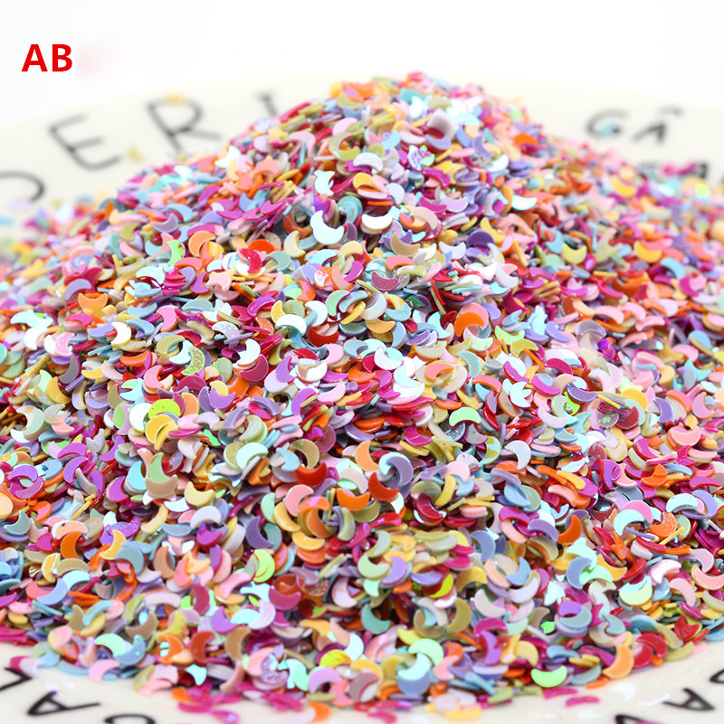 New Moon Gold Sequin Patches D - Embellishment Glue Craft ulasan dan harga