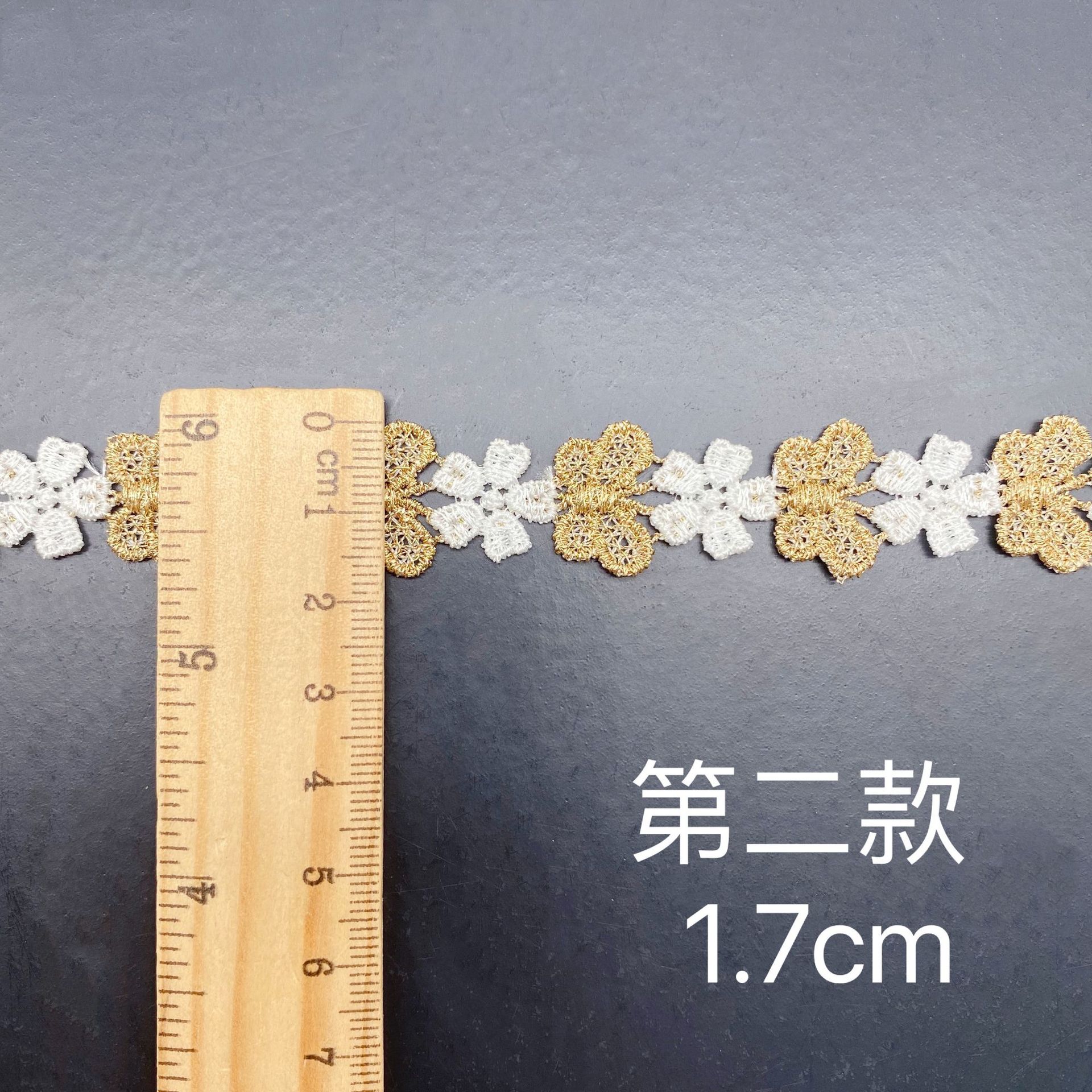 Hollow Embroidery Two-color Sm - Lace Ribbon Trim ulasan dan harga