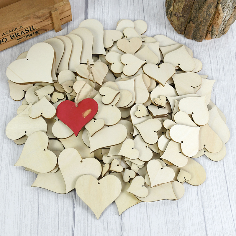 10-100pcs Unfinished Blank Woo - Embellish Craft ulasan dan harga