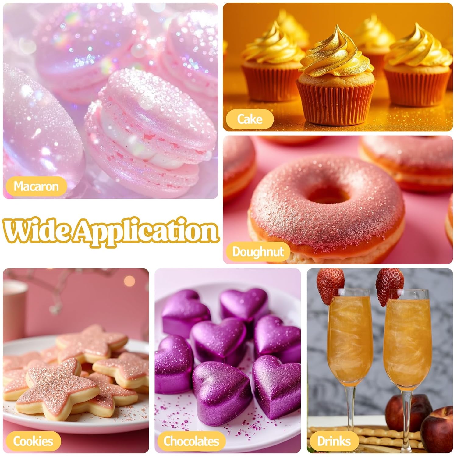 Multicolored Glitter Spray-Shi - Embellishment Crafts ulasan dan harga