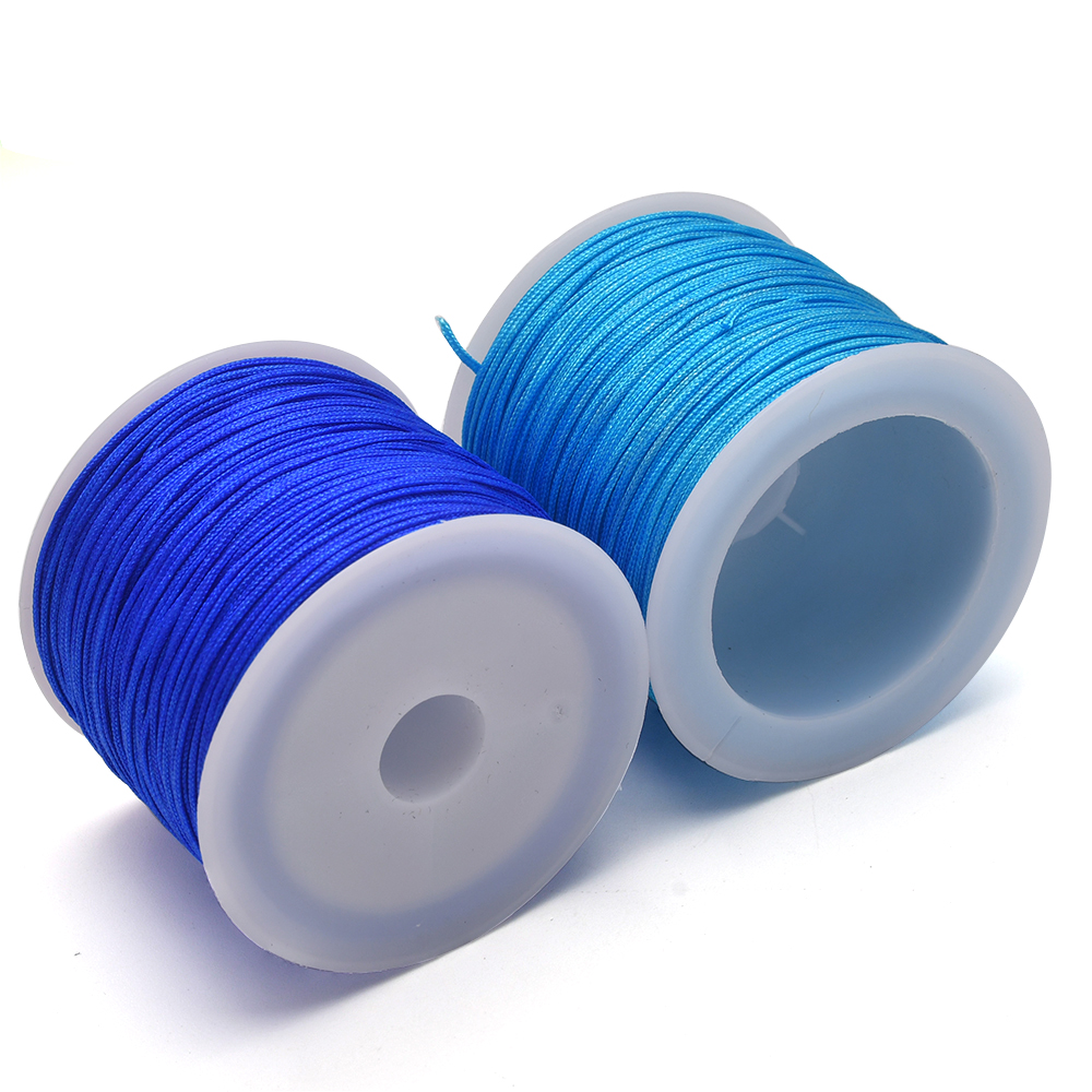 50Yds 0.8mm Crafts Nylon Cord  - Beaded Trim Fringe ulasan dan harga