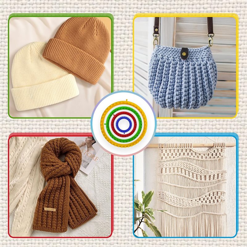 Round Knitting Loom For Hats S - Pom Pom Maker Tool ulasan dan harga