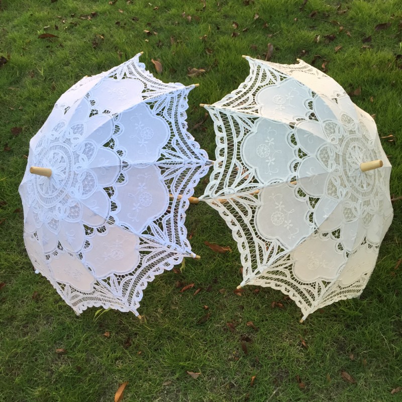 New Vintage Lace Umbrella Hand - Embroidery Embellishments ulasan dan harga