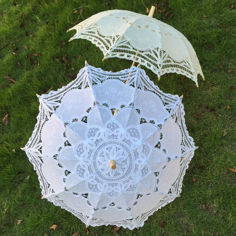 New Vintage Lace Umbrella Hand - Embroidery Embellishments ulasan dan harga