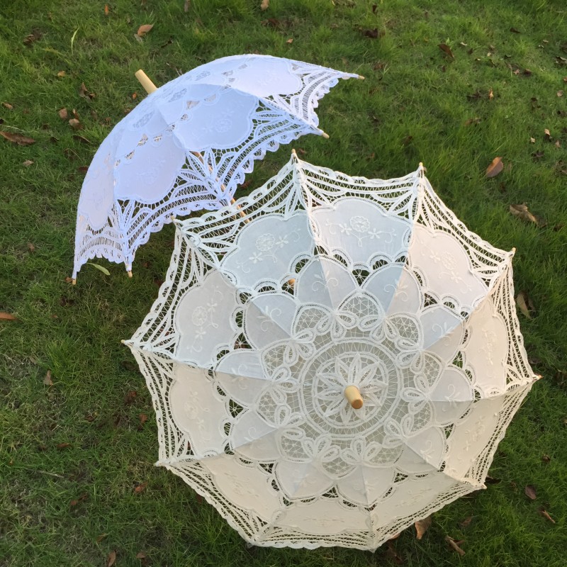 New Vintage Lace Umbrella Hand - Embroidery Embellishments ulasan dan harga