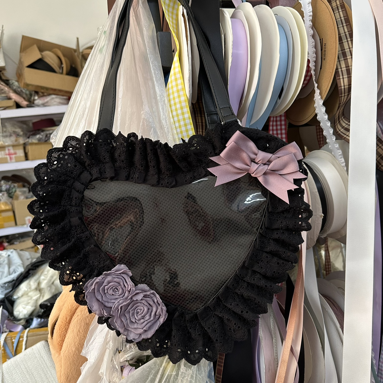 Japanese Daily Out Dating Loli - Lace Ribbon Trim ulasan dan harga