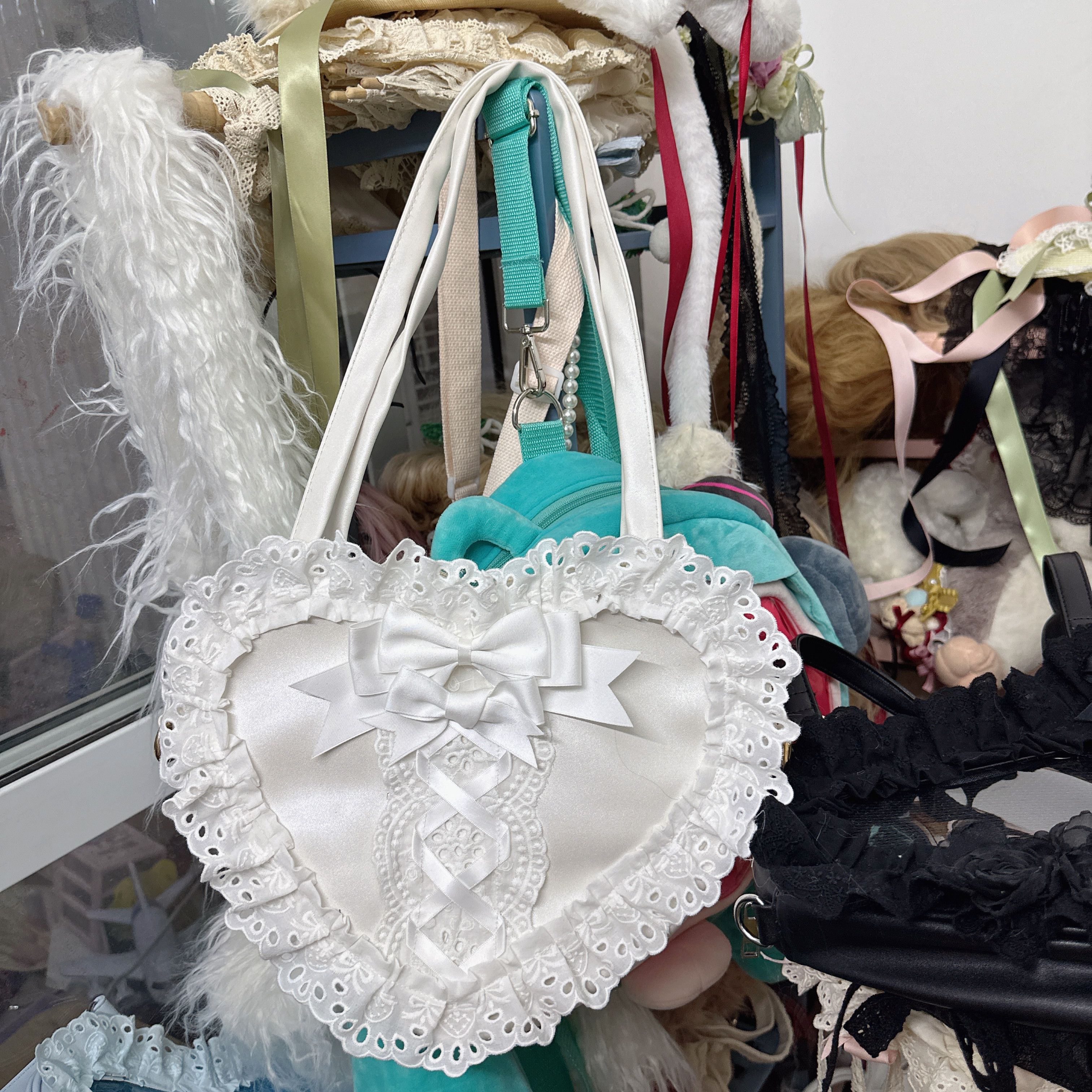 Japanese Daily Out Dating Loli - Lace Ribbon Trim ulasan dan harga