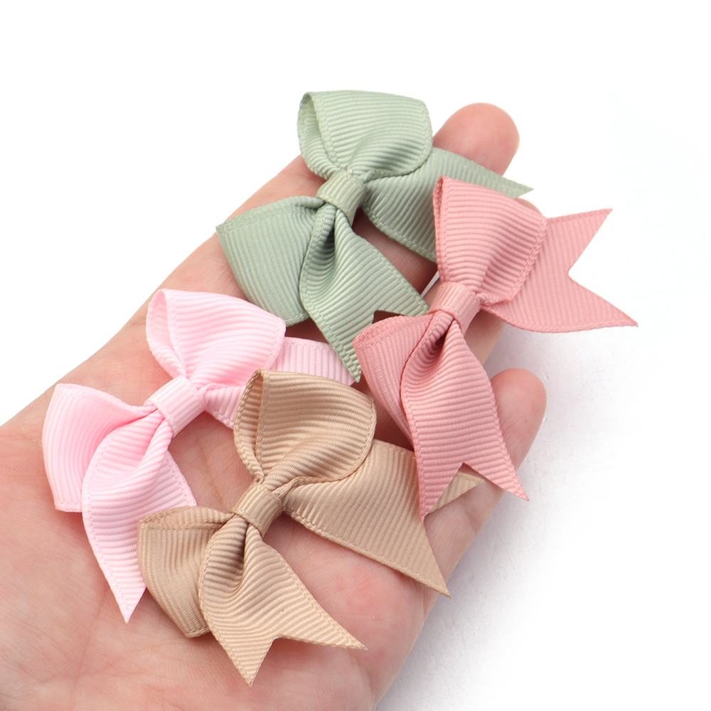 20Pcs 4x6cm Satin Ribbon Bowkn - Embellishment Crafts ulasan dan harga