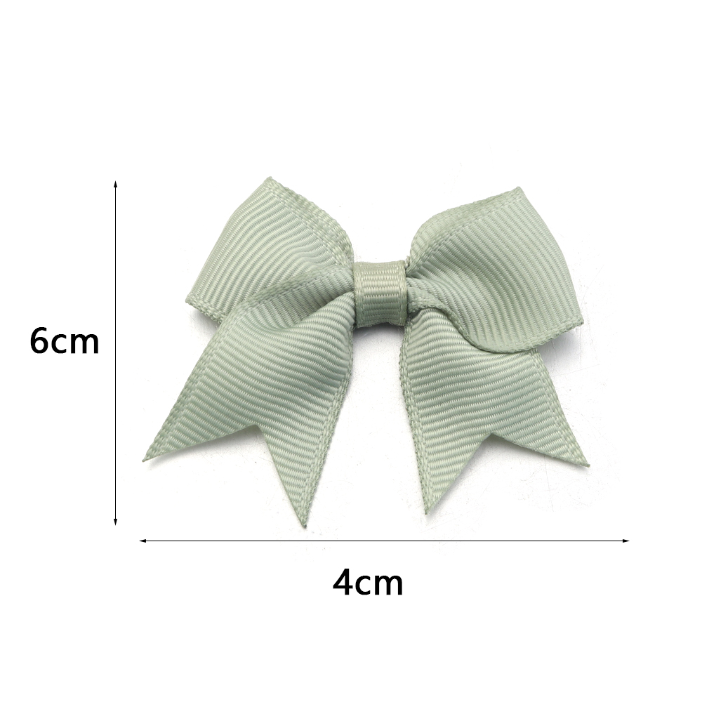 20Pcs 4x6cm Satin Ribbon Bowkn - Embellishment Crafts ulasan dan harga