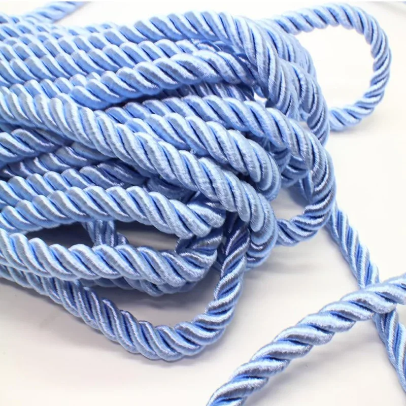 5/10M Silk Rope 3-Ply Braided  - Cord Trim Twisted ulasan dan harga