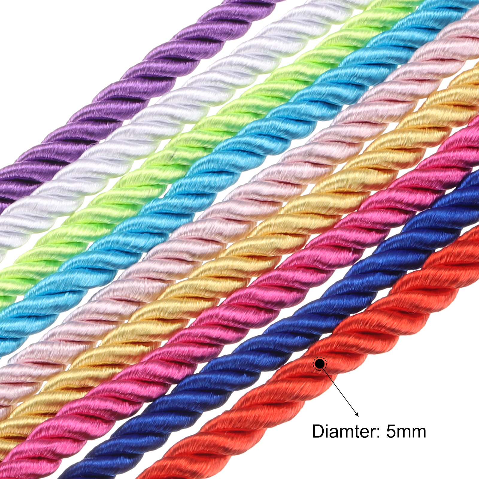 Uxcell Twisted Cord Trim, 22 Y - Cord Trim Twisted ulasan dan harga