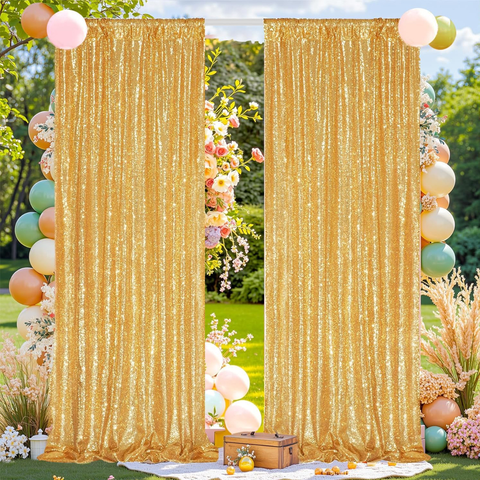 Silver Sequin Backdrop Curtain - Sequin Fabric Panel ulasan dan harga