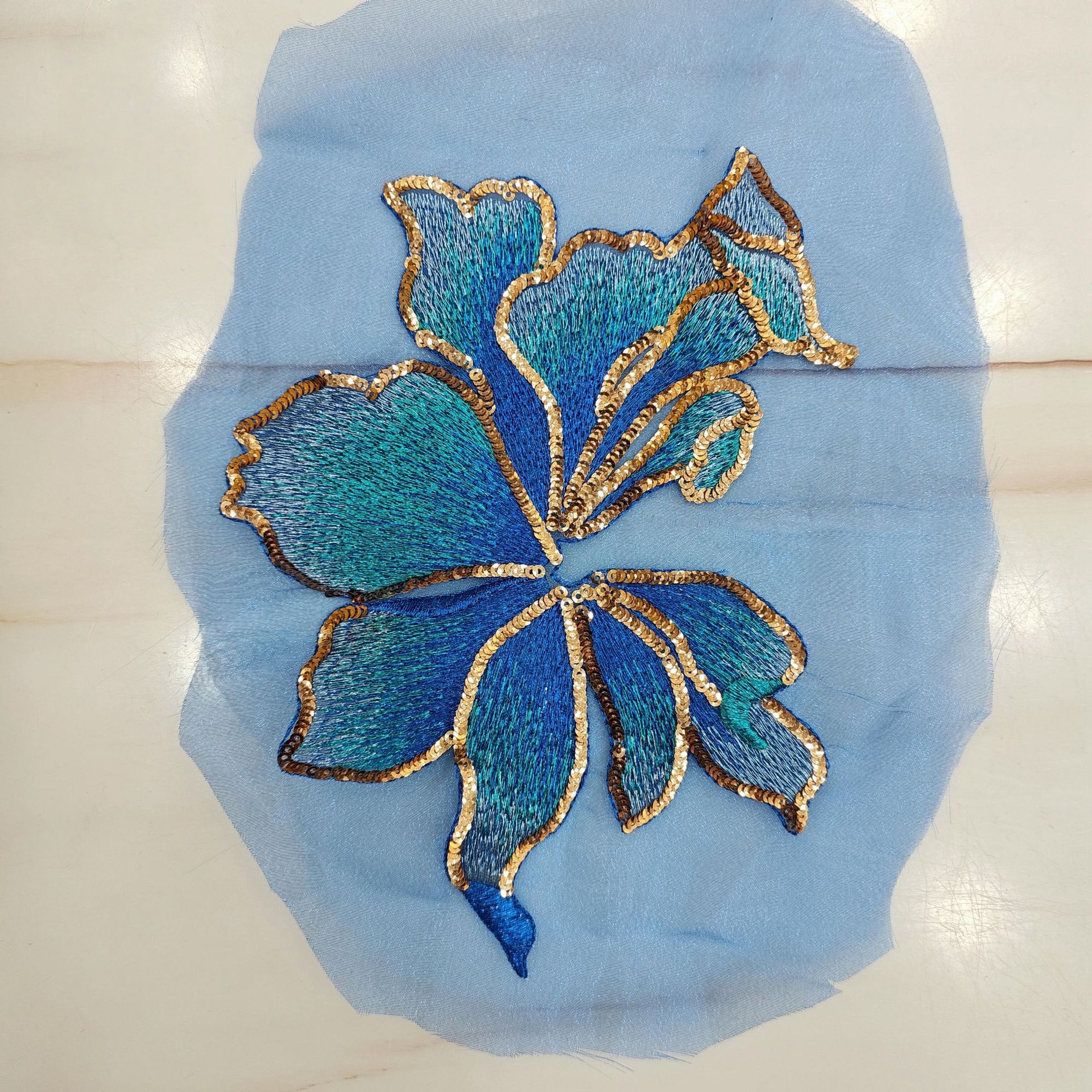 Organza Embroidery Applique Pa - Craft Embellishments ulasan dan harga
