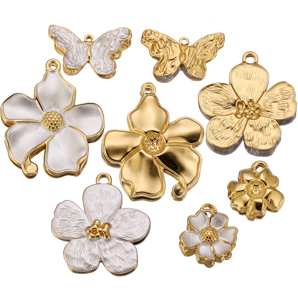 4PCS Stainless Steel White Cha - Embellishment Crafts ulasan dan harga