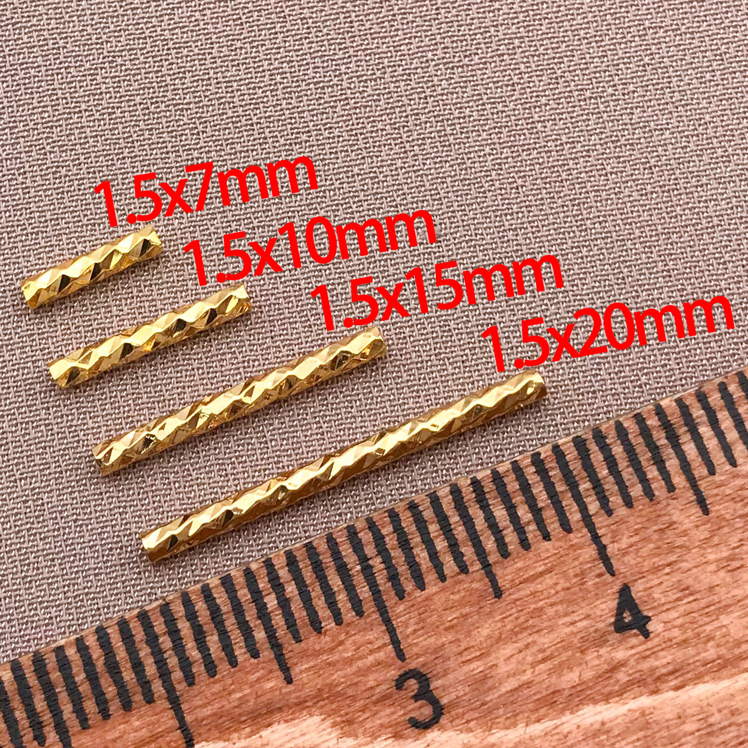 20pcs 18K Copper Plated True G - Embroidery Embellishments ulasan dan harga